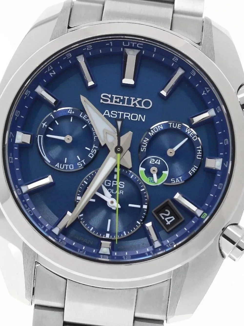 SEIKO Astron SBXC055/5X53-0AJ0 blue Dial Solar Powered Radio Men's Watch_967134